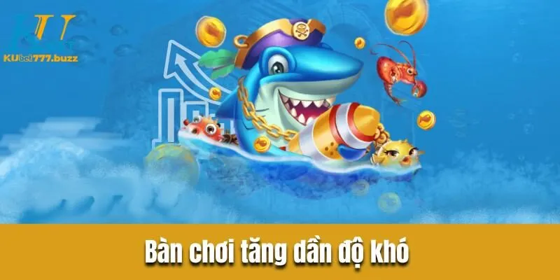 Bắn cá thủy hử - Tổng quan thông tin chi tiết cho ngư thủ  Bàn chơi tăng dần độ khó