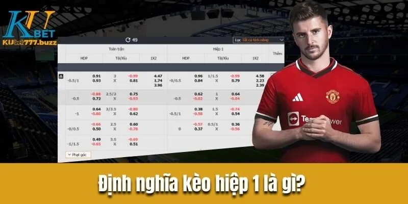 Hướng dẫn đặt cược kèo hiệp 1 từ A đến Z dễ hiểu nhất Kèo hiệp 1